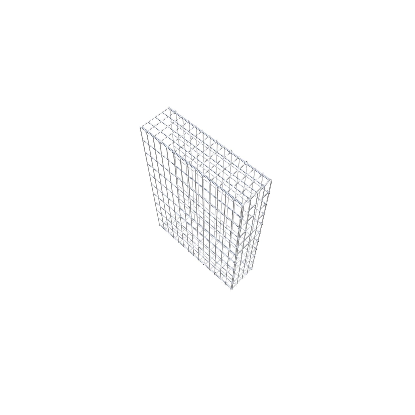Opzetpaal type 2 100 cm x 70 cm x 20 cm, maaswijdte 5 cm x 10 cm, C-ring