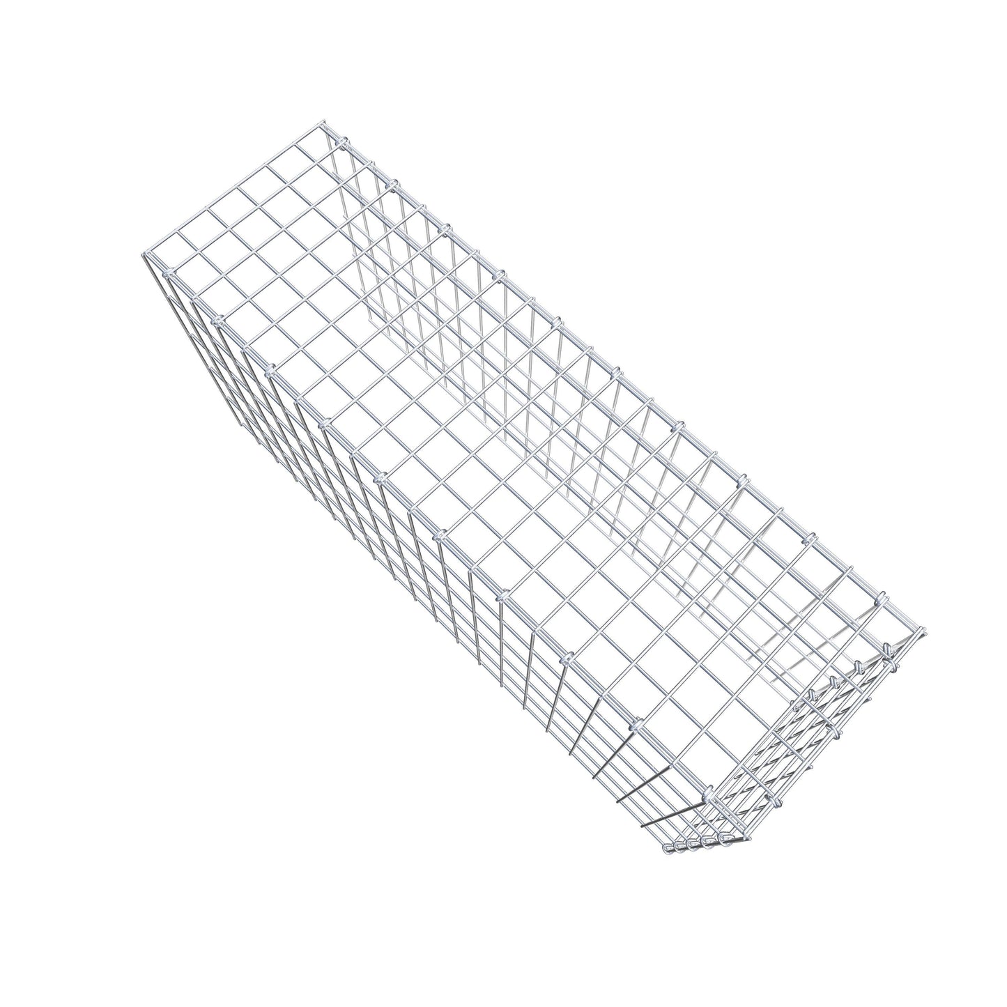 Anbaugabione Typ 4 100 cm x 50 cm x 30 cm (L x H x T), Maschenweite 5 cm x 10 cm, C-Ring