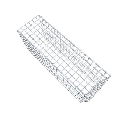 Anbaugabione Typ 4 100 cm x 50 cm x 30 cm (L x H x T), Maschenweite 5 cm x 10 cm, C-Ring