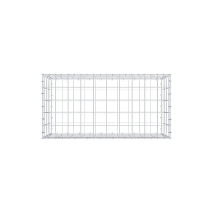 Gabione 100 cm x 50 cm x 50 cm (L x H x T), Maschenweite 10 cm x 10 cm, C-Ring
