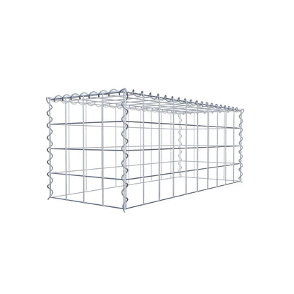 Anbaugabione Typ 3 100 cm x 40 cm x 40 cm (L x H x T), Maschenweite 10 cm x 10 cm, Spirale