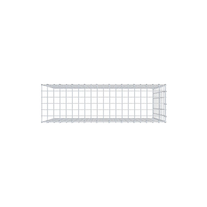 Monteret gabion type 4 100 cm x 80 cm x 30 cm (L x H x D), maskestørrelse 5 cm x 10 cm, C-ring