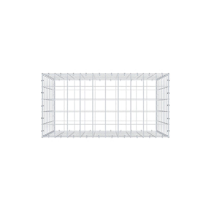 Gabion 100 cm x 70 cm x 50 cm (L x H x P), mailles 10 cm x 10 cm, anneau en C