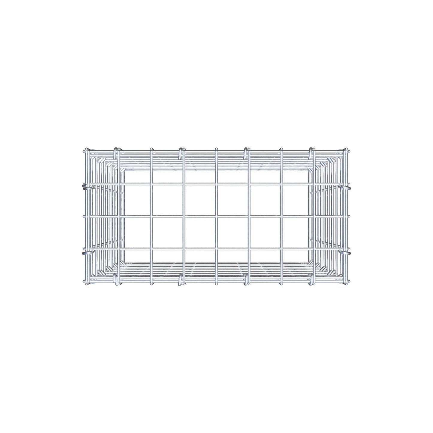 Fourche rapportée type 3 50 cm x 40 cm x 20 cm (L x H x P), mailles 5 cm x 5 cm, anneau C