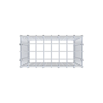 Fourche rapportée type 3 50 cm x 40 cm x 20 cm (L x H x P), mailles 5 cm x 5 cm, anneau C