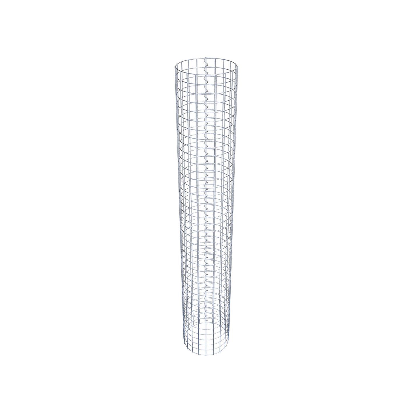 Gabionensäule rund 32 cm Durchmesser, 200 cm Höhe, Maschenweite 5 cm x 5 cm