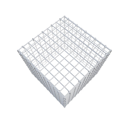 Anbaugabione Typ 3 50 cm x 50 cm x 50 cm (L x H x T), Maschenweite 5 cm x 5 cm, C-Ring