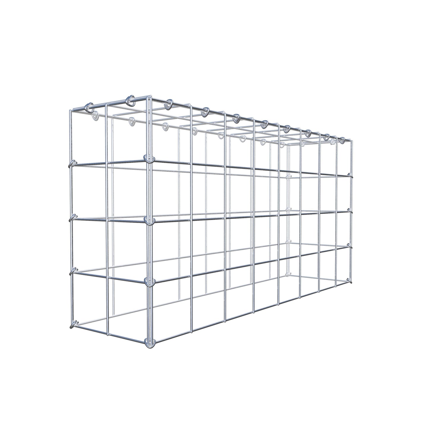 Fourche rapportée type 3 80 cm x 40 cm x 20 cm (L x H x P), mailles 10 cm x 10 cm, anneau C