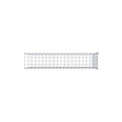 Gabion rapporté type 2 100 cm x 50 cm x 20 cm (L x H x P), mailles 5 cm x 5 cm, spirale