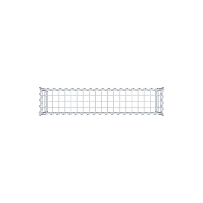 Extra gabion typ 3 100 cm x 40 cm x 20 cm (L x H x D), maskstorlek 5 cm x 10 cm, spiral