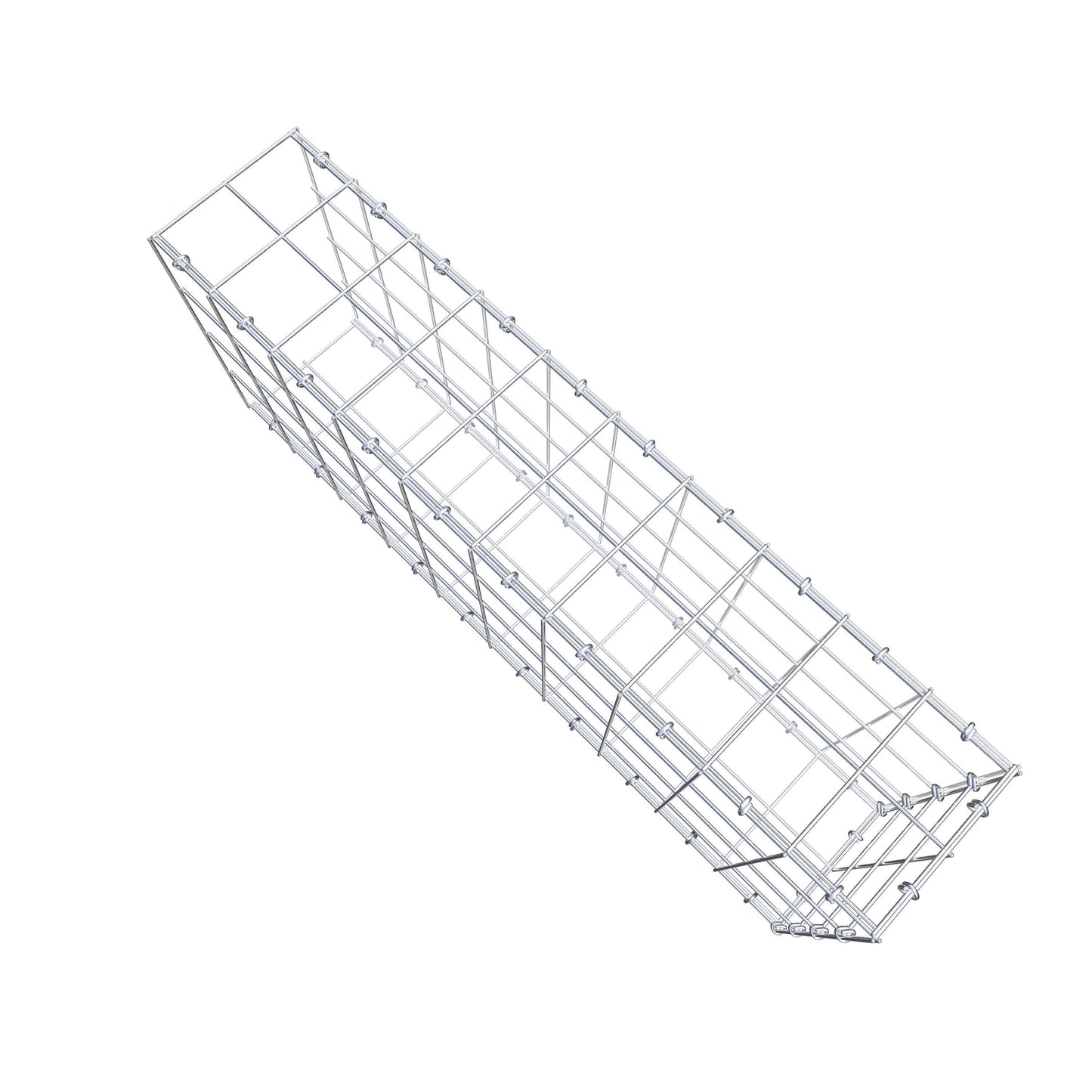 Fourche rapportée type 2 100 cm x 40 cm x 20 cm (L x H x P), mailles 10 cm x 10 cm, anneau C