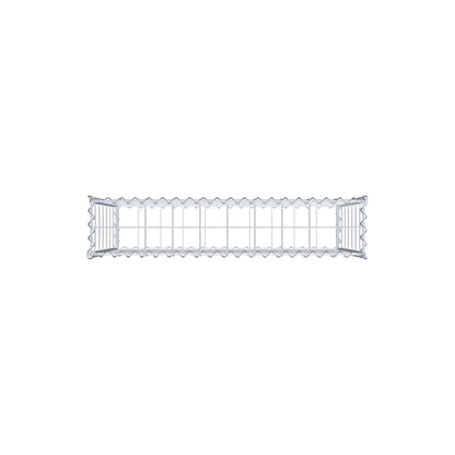 Gabione 100 cm x 70 cm x 20 cm (L x H x T), Maschenweite 10 cm x 10 cm, Spirale