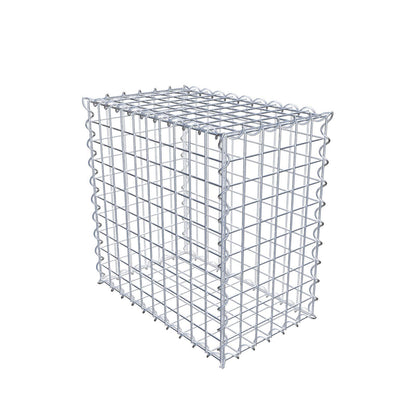 Gabione 50 cm x 50 cm x 30 cm (L x H x T), Maschenweite 5 cm x 5 cm, Spirale