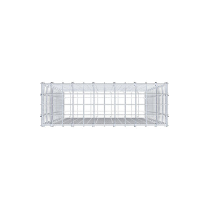 Gabion 100 cm x 60 cm x 20 cm (L x H x D), mesh size 5 cm x 5 cm, C-ring