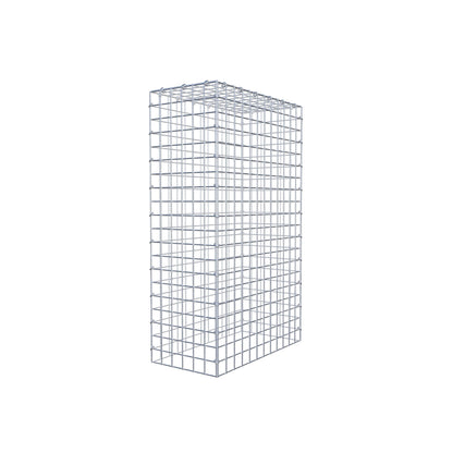 Monteret gabion type 3 100 cm x 60 cm x 30 cm (L x H x D), maskestørrelse 5 cm x 5 cm, C-ring