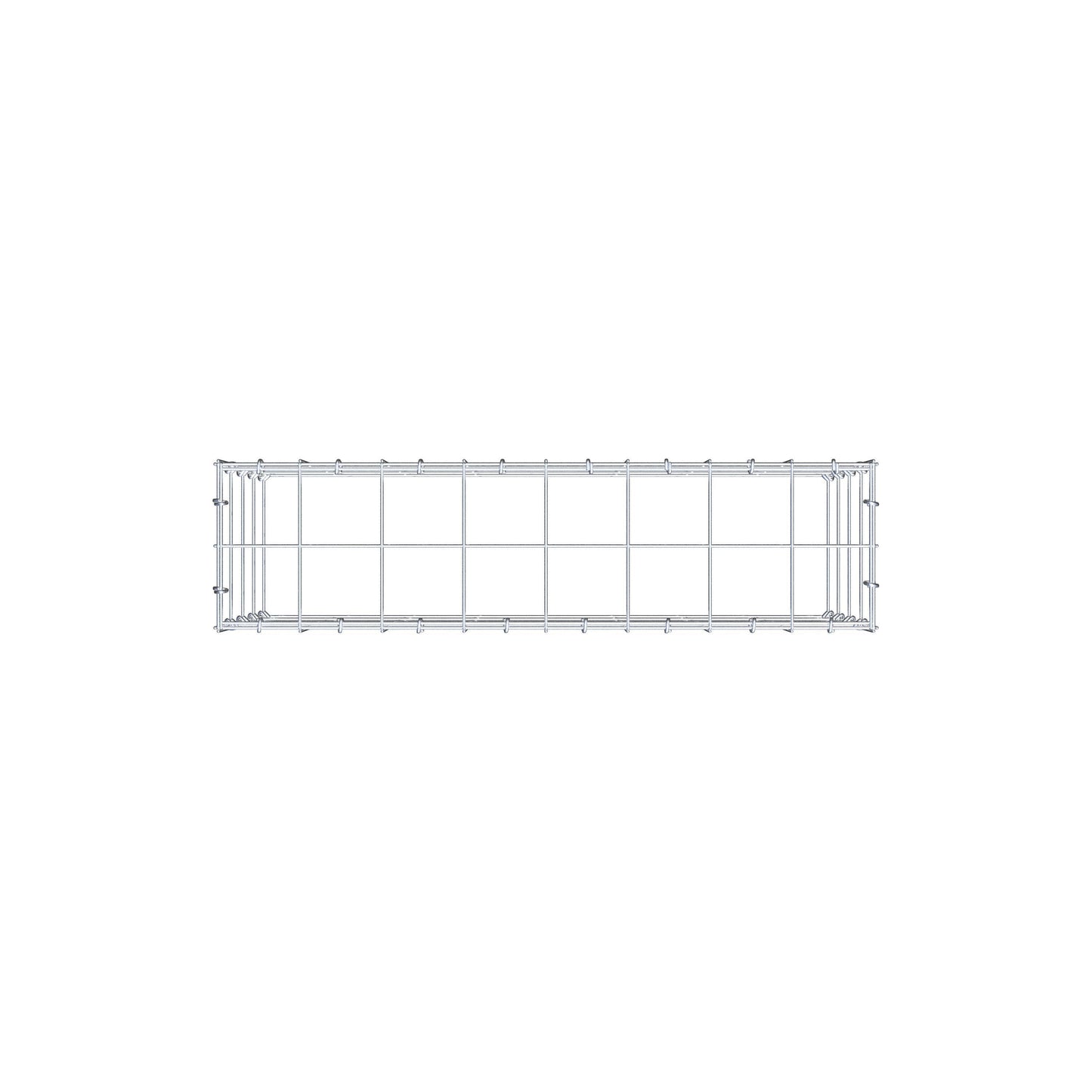 Fourche rapportée type 3 80 cm x 40 cm x 20 cm (L x H x P), mailles 10 cm x 10 cm, anneau C