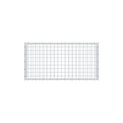 Gabion 100 cm x 20 cm x 50 cm (L x H x D), mesh size 5 cm x 5 cm, C-ring