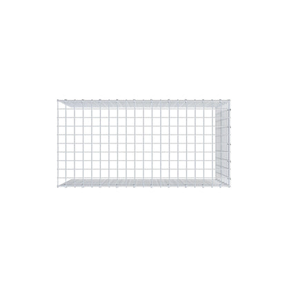Gavión acoplable tipo 4 100 cm x 60 cm x 50 cm (L x A x P), malla 5 cm x 5 cm, anillo en C