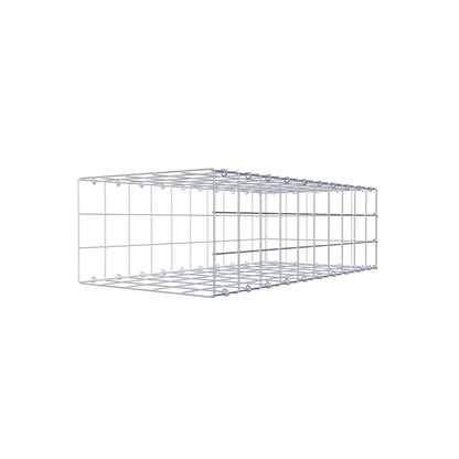 Type 2 oplegkorf 100 cm x 30 cm x 50 cm (L x H x D), maaswijdte 10 cm x 10 cm, C-ring