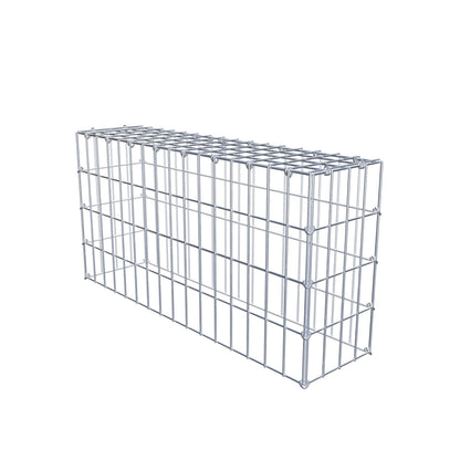 Fourche rapportée type 3 80 cm x 40 cm x 20 cm (L x H x P), mailles 5 cm x 10 cm, anneau C