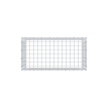 Monteret gabion type 3 80 cm x 40 cm x 40 cm (L x H x D), maskestørrelse 5 cm x 5 cm, C-ring