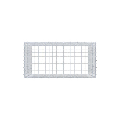 Gabião Tipo 3 100 cm x 90 cm x 50 cm (C x A x P), malhagem 5 cm x 5 cm, anel C