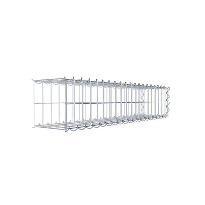 Gabbione aggiuntivo tipo 2 100 cm x 20 cm x 20 cm (L x A x P), dimensione maglia 5 cm x 10 cm, a spirale