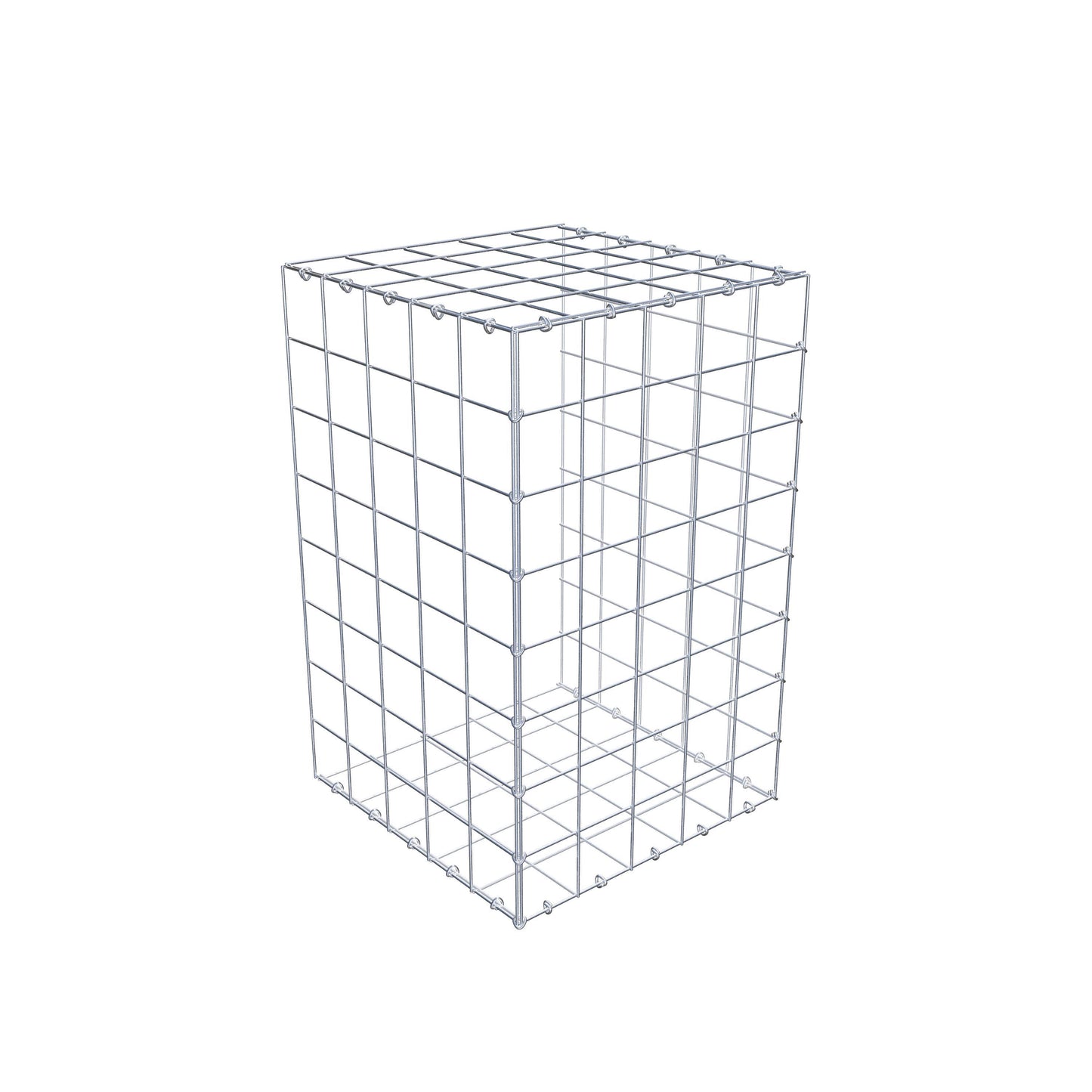 Pila adicional tipo 2 80 cm x 50 cm x 50 cm (L x A x P), malla 10 cm x 10 cm, anillo en C