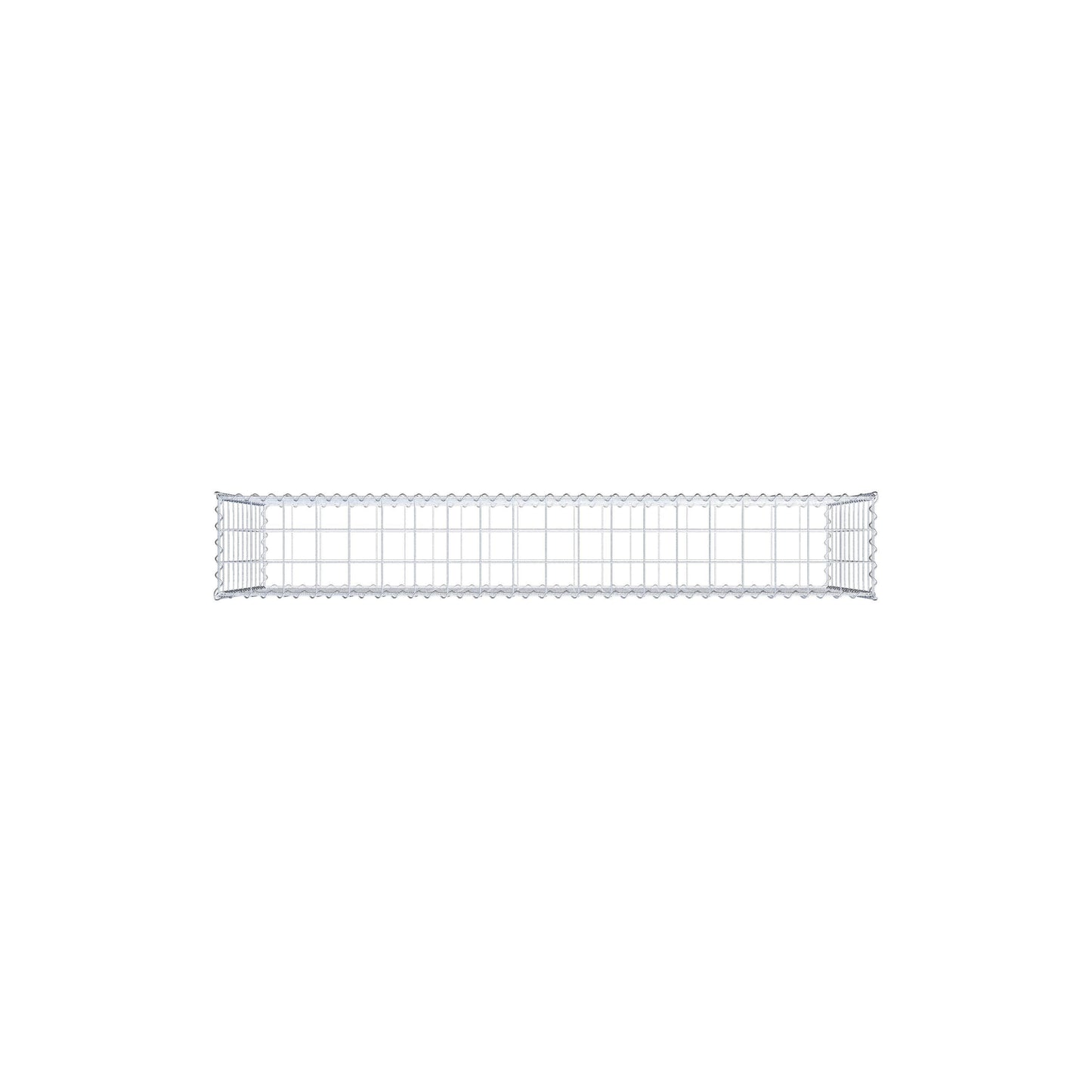 Gabion 200 cm x 100 cm x 30 cm (L x H x P), mailles 10 cm x 10 cm, spirale