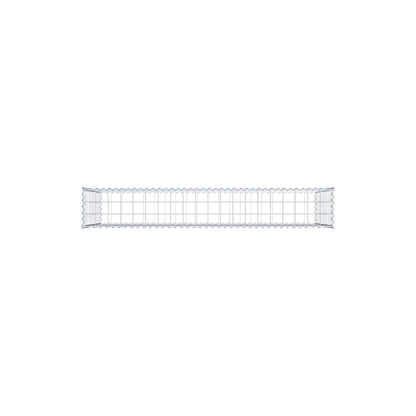 Gabion 200 cm x 100 cm x 30 cm (L x H x P), mailles 10 cm x 10 cm, spirale