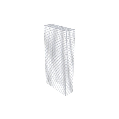 Monteret gabion type 3 200 cm x 100 cm x 30 cm (L x H x D), maskestørrelse 5 cm x 5 cm, C-ring