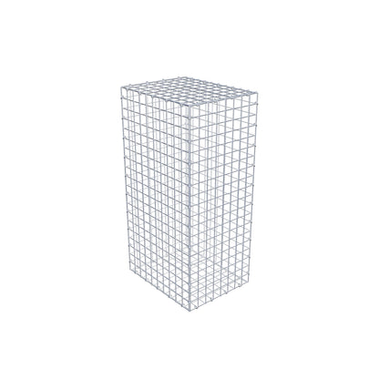 Gabion 100 cm x 50 cm x 40 cm (L x H x P), mailles 5 cm x 5 cm, anneau en C