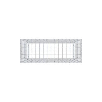 Anbaugabione Typ 3 100 cm x 80 cm x 30 cm (L x H x T), Maschenweite 5 cm x 10 cm, C-Ring