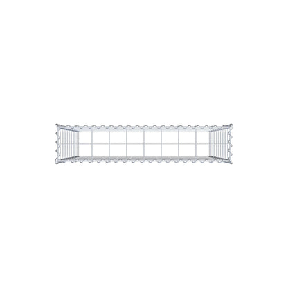 Anbaugabione Typ 3 100 cm x 100 cm x 20 cm (L x H x T), Maschenweite 10 cm x 10 cm, Spirale