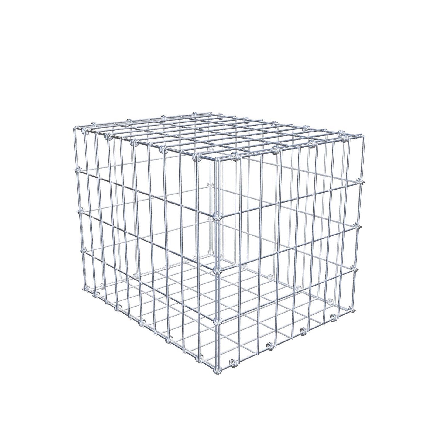 Gabione 50 cm x 40 cm x 40 cm (L x H x T), Maschenweite 5 x 10 cm, Spiralring