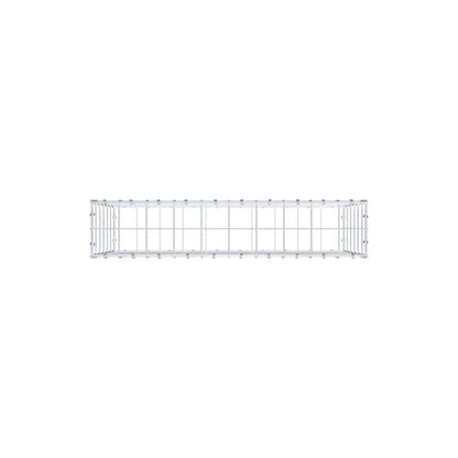 Gabione 100 cm x 60 cm x 20 cm (L x H x T), Maschenweite 10 x 10 cm, Spiralring
