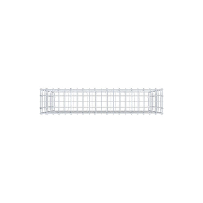 Gabion 100 cm x 90 cm x 20 cm (L x H x D), mesh size 5 cm x 10 cm, C-ring