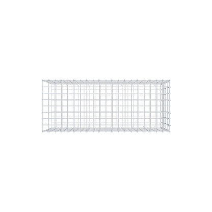 Monteret gabion type 2 100 cm x 50 cm x 40 cm, maskestørrelse 5 cm x 10 cm, C-ring