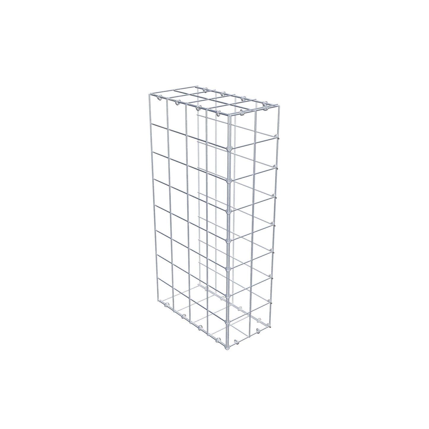 Pila adicional tipo 2 80 cm x 40 cm x 20 cm (L x A x P), malla 10 cm x 10 cm, anillo en C