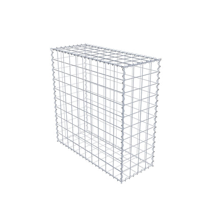 Gabion 100 cm x 100 cm x 40 cm (L x H x D), maskstorlek 10 cm x 10 cm, spiral