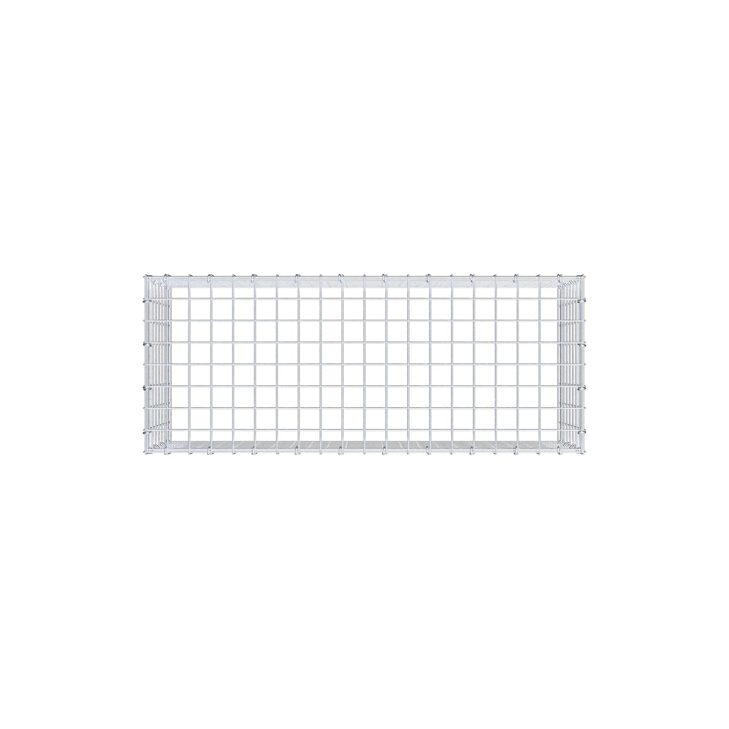 Gabbione aggiuntivo di tipo 3 100 cm x 40 cm x 40 cm (L x A x P), maglia 5 cm x 5 cm, anello a C