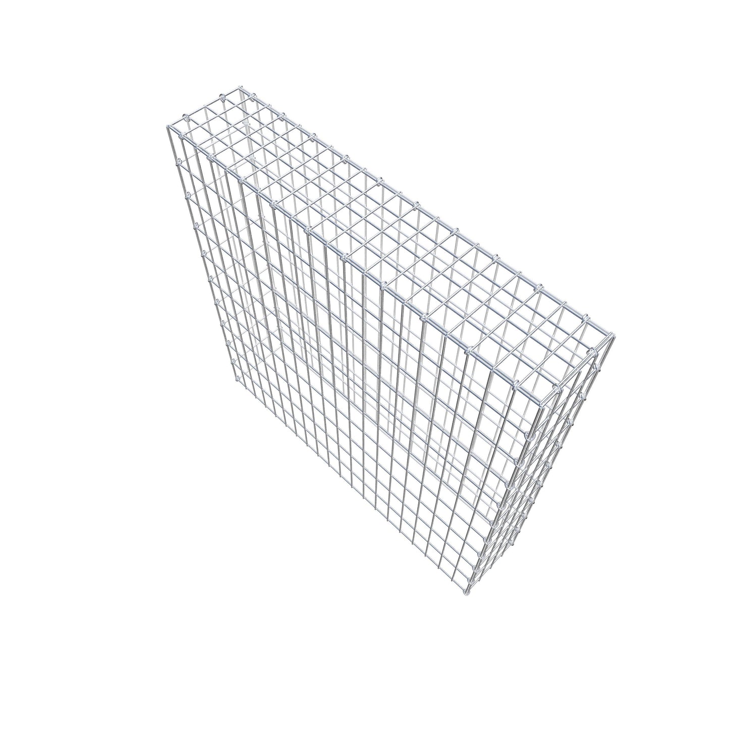 Fourche rapportée type 3 100 cm x 100 cm x 20 cm (L x H x P), mailles 5 cm x 10 cm, anneau C