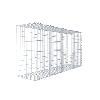Gabion rapporté type 2 200 cm x 100 cm x 50 cm (L x H x P), mailles 5 cm x 10 cm, spirale