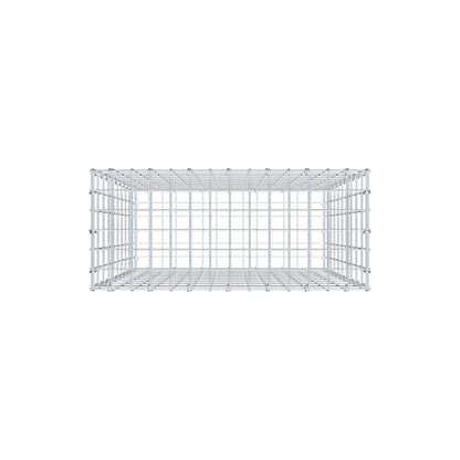 Gabion 100 cm x 70 cm x 30 cm (L x H x D), maskstorlek 5 cm x 10 cm, C-ring