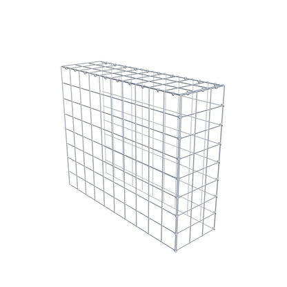 Gabião Tipo 4 100 cm x 80 cm x 30 cm (C x A x P), malhagem 10 cm x 10 cm, anel C
