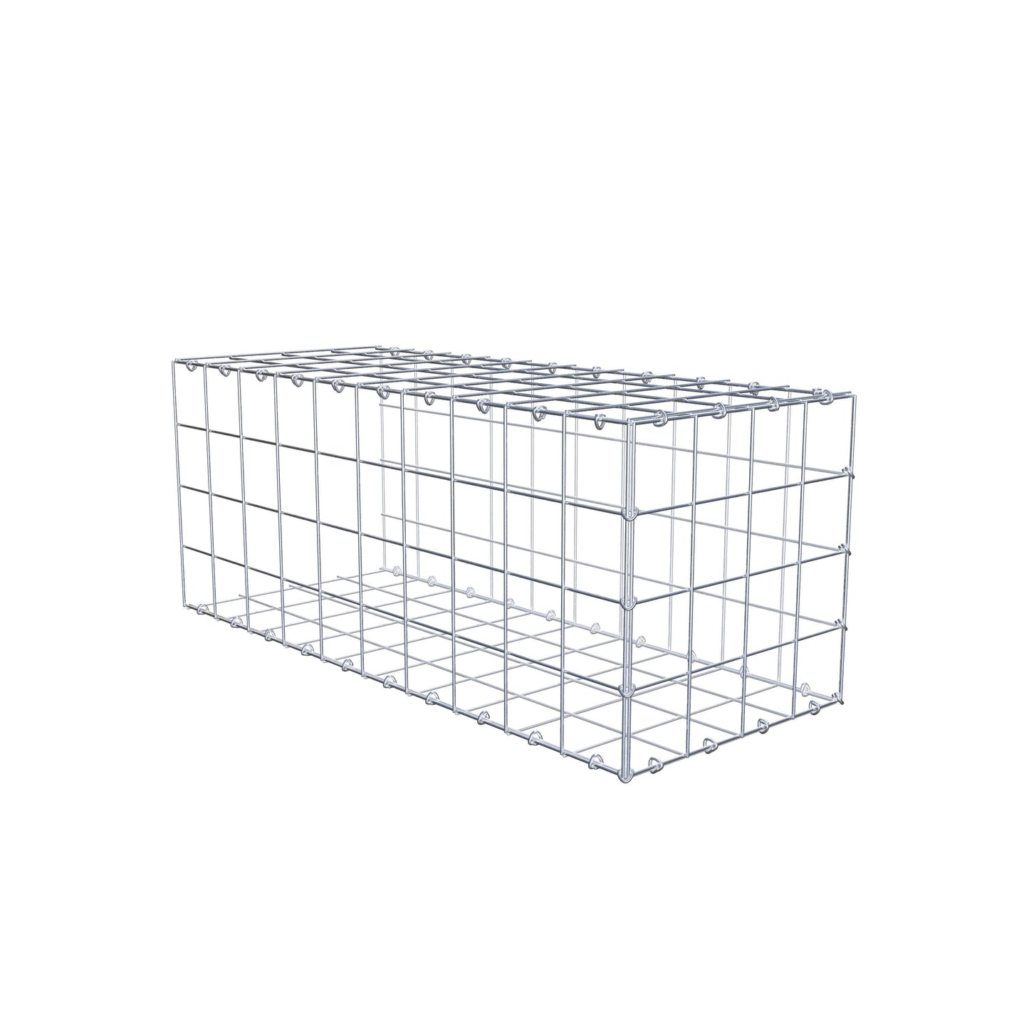 Gabbione aggiuntivo di tipo 2 100 cm x 40 cm x 40 cm (L x H x P), maglia 10 cm x 10 cm, anello a C