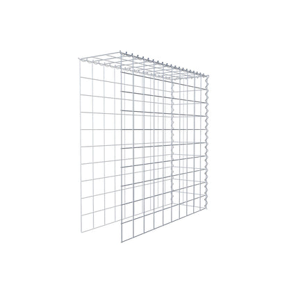 Opvokset gabion type 4 100 cm x 100 cm x 30 cm (L x H x D), maskestørrelse 10 cm x 10 cm, spiral