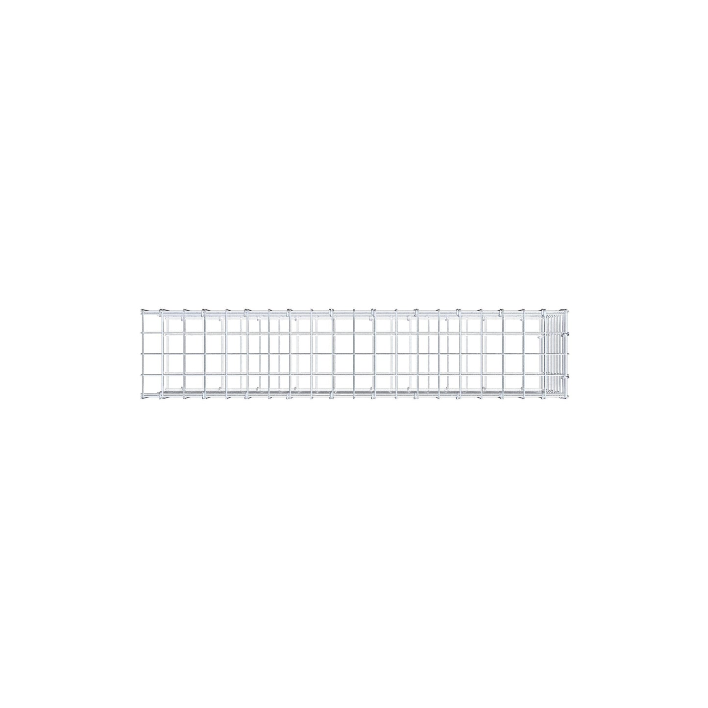Gabbione aggiuntivo di tipo 2 100 cm x 40 cm x 20 cm (L x H x P), maglia 5 cm x 5 cm, anello a C