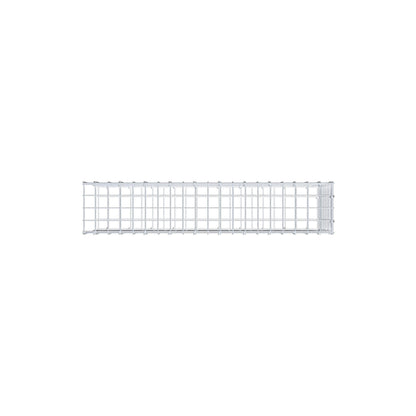 Gabbione aggiuntivo di tipo 2 100 cm x 40 cm x 20 cm (L x H x P), maglia 5 cm x 5 cm, anello a C