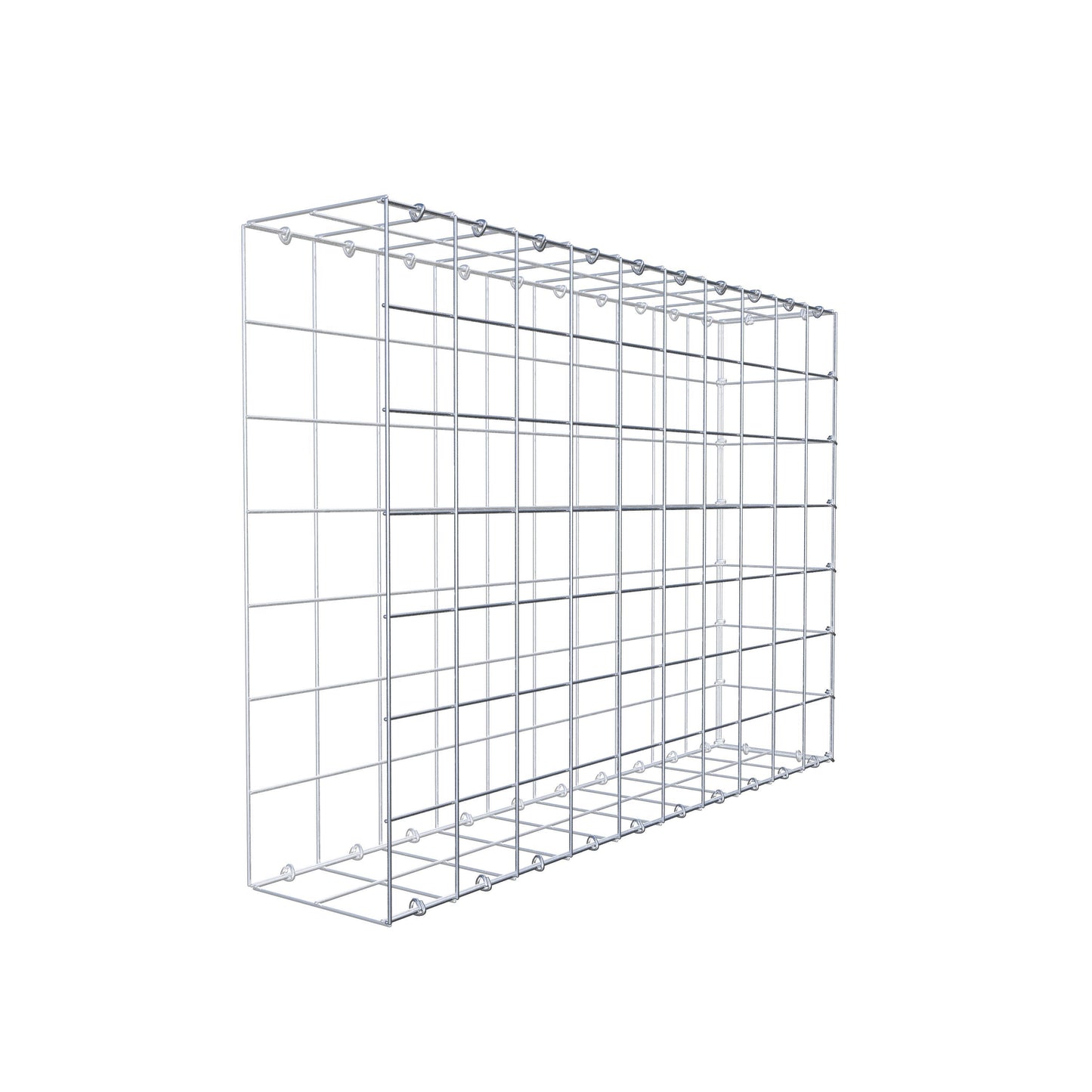 Anbaugabione Typ 2 100 cm x 70 cm x 20 cm (L x H x T), Maschenweite 10 cm x 10 cm, C-Ring